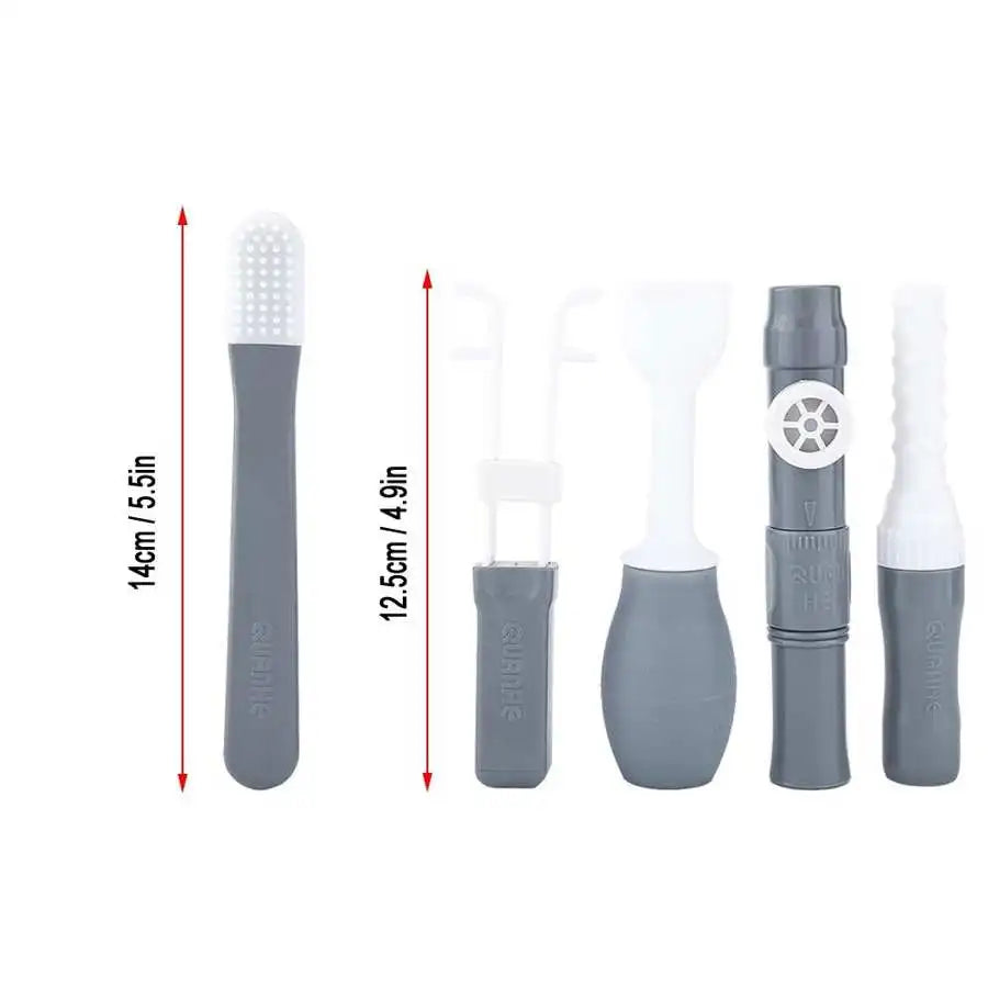 5pcs Lips Tongue Muscle Perceiving Trainer Recovery Mouth Muscle Trainer Massager Brush Care Oral Perceiving Training Disability