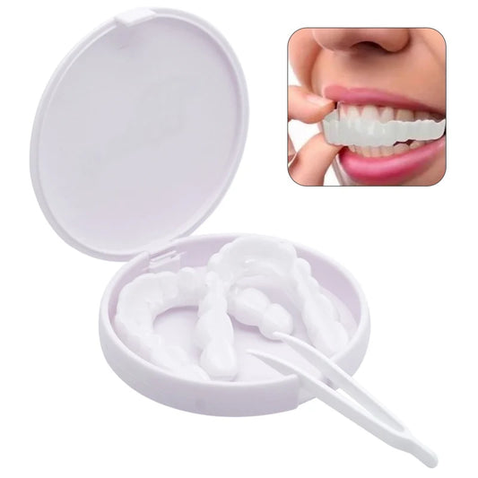 Fake Tooth Cover Braces Snap on Teeth Veneers Denture Teeth Instant Confidence Smile Upper and Lower Temporary Teeth