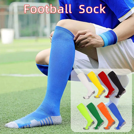 Kids Soccer Sock Adults Sports Breathable Compression Socks Supply Running Riding Breathable Long Stocking Knee High Socks